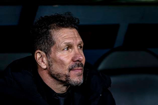 Atletico de Madrid trainer Diego Simeone, during the match Club Brugge KV vs Atletico de Madrid at the Jan Breydelstadion for the Champions League - KO play-offs - 1st leg season 2025-2026 in BRUGGE, Belgium on 18 february 2026. (Photo by Stefan Koops EYE4IMAGES DeFodi Images) -