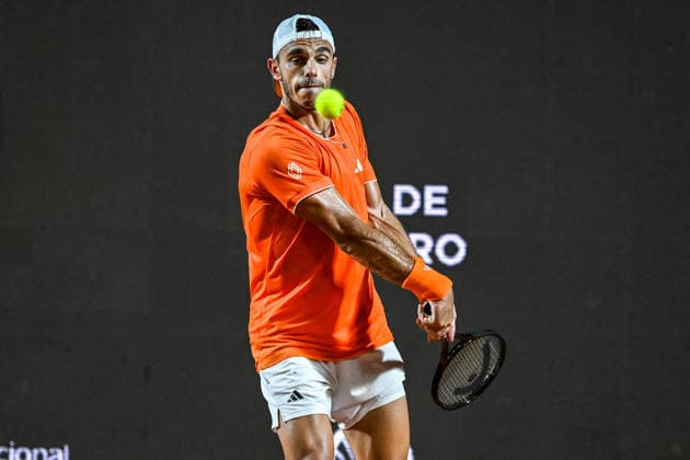 Rio Open 2026 RIO DE JANEIRO, RJ - 18.02.2026: RIO OPEN 2026 - Francisco Cerundolo competing against Thiago Agustin Tirante on the Guga Kuerten Court, during the 11th edition of the Rio Open, held at the Jockey Club Brasileiro, on the afternoon of this Wednesday (18), in Rio de Janeiro. (Photo: Celso Pupo Fotoarena) x2890950x  CelsoxPupo