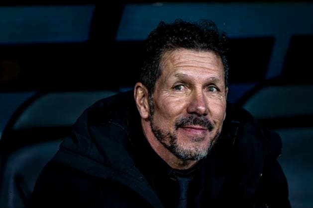 Atletico de Madrid trainer Diego Simeone, during the match Club Brugge KV vs Atletico de Madrid at the Jan Breydelstadion for the Champions League - KO play-offs - 1st leg season 2025-2026 in BRUGGE, Belgium on 18 february 2026. (Photo by Stefan Koops EYE4IMAGES DeFodi Images) -