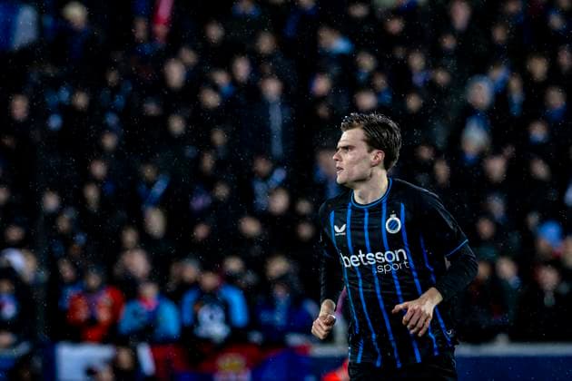 Club Brugge defender Bjorn Meijer, during the match Club Brugge KV vs Atletico de Madrid at the Jan Breydelstadion for the Champions League - KO play-offs - 1st leg season 2025-2026 in BRUGGE, Belgium on 18 february 2026. (Photo by Stefan Koops EYE4IMAGES DeFodi Images) -
