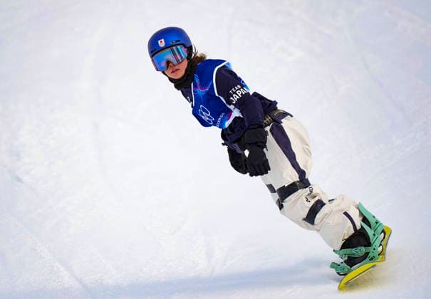 260218 -- LIVIGNO, Feb. 18, 2026 -- Fukada Mari of Japan competes during the snowboard women s slopestyle final at the Milan-Cortina 2026 Olympic Winter games, Winterspiele,Spiele, Summer games in Livigno, Italy, Feb. 18, 2026. MICO2026ITALY-LIVIGNO-OLYMPIC WINTER GAMES-SNOWBOARD-WOMEN S SNOWBOARD SLOPESTYLE-FINAL XiaxYifang  (MICO2026)ITALY-LIVIGNO-OLYMPIC WINTER GAMES-SNOWBOARD-WOMEN S SNOWBOARD SLOPESTYLE-FINAL IMAGO XiaxYifang  imago images 0847987031