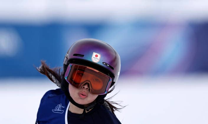 260218 -- LIVIGNO, Feb. 18, 2026 -- Murase Kokomo of Japan competes during the snowboard women s slopestyle final at the Milan-Cortina 2026 Olympic Winter games, Winterspiele,Spiele, Summer games in Livigno, Italy, Feb. 18, 2026. MICO2026ITALY-LIVIGNO-OLYMPIC WINTER GAMES-SNOWBOARD-WOMEN S SNOWBOARD SLOPESTYLE-FINAL WangxPeng  (MICO2026)ITALY-LIVIGNO-OLYMPIC WINTER GAMES-SNOWBOARD-WOMEN S SNOWBOARD SLOPESTYLE-FINAL IMAGO WangxPeng  imago images 0847989753