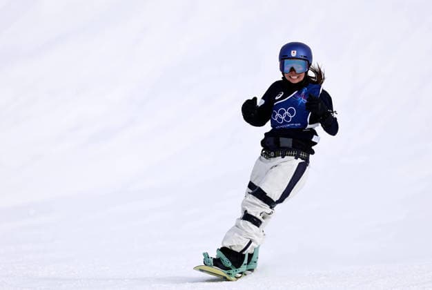 260218 -- LIVIGNO, Feb. 18, 2026 -- Fukada Mari of Japan competes during the snowboard women s slopestyle final at the Milan-Cortina 2026 Olympic Winter games, Winterspiele,Spiele, Summer games in Livigno, Italy, Feb. 18, 2026. MICO2026ITALY-LIVIGNO-OLYMPIC WINTER GAMES-SNOWBOARD-WOMEN S SNOWBOARD SLOPESTYLE-FINAL WangxPeng  (MICO2026)ITALY-LIVIGNO-OLYMPIC WINTER GAMES-SNOWBOARD-WOMEN S SNOWBOARD SLOPESTYLE-FINAL IMAGO WangxPeng  imago images 0847989792