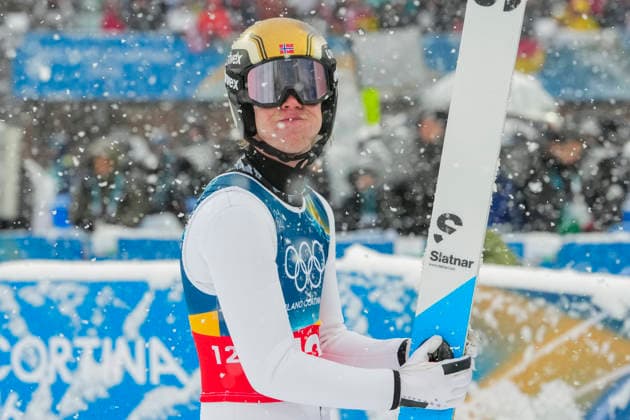 Winter Olympics in Milan Cortina 2026 Val di Fiemme, Italy 20260219. Andreas Skoglund from Norway during the combined team sprint on the large hill in the Predazzo Ski jumping, Skispringen, Ski, nordisch Stadium during the Winter Olympics in Milano Cortina 2026. Photo: Lise Aaserud NTB Val di Fiemme Italy EDITORIAL USE ONLY. RESTRICTED USE FOR BETTING COMPANIES Ref:_SPOIOa6eEtQWAc.jpg *** Winter Olympics in Milan Cortina 2026 Val di Fiemme, Italy 20260219 Andreas Skoglund from Norway during the combined team sprint on the large hill in the Predazzo Ski Jumping Stadium during the Winter Olympics in Milano Cortina 2026 Photo Lise Aaserud NTB Val di Fiemme Italy EDITORIAL USE ONLY RESTRICTED USE FOR BETTING COMPANIES  Copyright: xLisexAserudx xNTBx