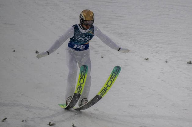 OLYMPICS - Winter Olympic Games, Olympische Spiele, Olympia, OS Milano Cortina 2026 PREDAZZO,ITALY,19.FEB.26 - OLYMPICS, NORDIC SKIING, NORDIC COMBINED, Ski jumping, Skispringen, Ski, nordisch - Winter Olympic Games Milano Cortina 2026, team sprint, large hill. Image shows Johannes Lamparter (AUT).  GEPAxpictures xOliverxLerch
