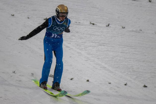 OLYMPICS - Winter Olympic Games, Olympische Spiele, Olympia, OS Milano Cortina 2026 PREDAZZO,ITALY,19.FEB.26 - OLYMPICS, NORDIC SKIING, NORDIC COMBINED, Ski jumping, Skispringen, Ski, nordisch - Winter Olympic Games Milano Cortina 2026, team sprint, large hill. Image shows Ilkka Herola (FIN).  GEPAxpictures xOliverxLerch