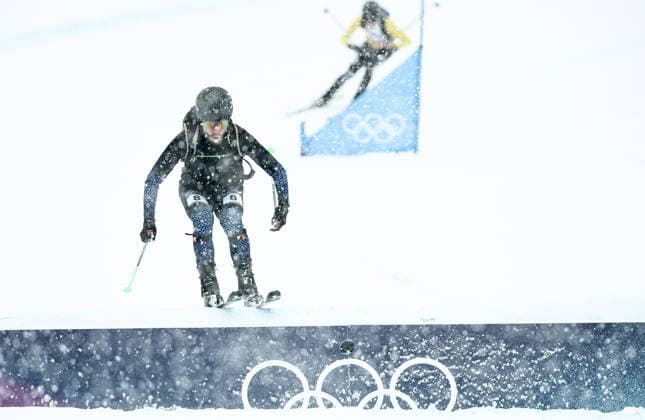 ITALY, LOMBARDY - FEBRUARY 19, 2026: Nikita Filippov of Russia competes in the men s ski mountaineering sprint heats during the 2026 Winter Olympic Games, Olympische Spiele, Olympia, OS on the Stelvio slope of the Bormio Ski Resort in Bormio, Province of Sondrio. Mikhail Tereshchenko TASS  88936841