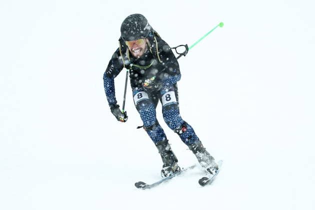 ITALY, LOMBARDY - FEBRUARY 19, 2026: Nikita Filippov of Russia competes in the men s ski mountaineering sprint heats during the 2026 Winter Olympic Games, Olympische Spiele, Olympia, OS on the Stelvio slope of the Bormio Ski Resort in Bormio, Province of Sondrio 2026 Winter Olympics: Ski Mountaineering  - ZUMAt113 20260219_zaa_t113_074 Copyright: xMikhailxTereshchenkox
