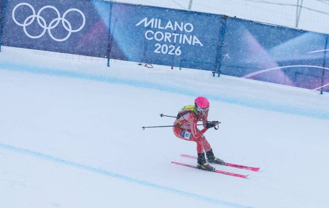 OLYMPICS - Winter Olympic Games, Olympische Spiele, Olympia, OS Milano Cortina 2026 BORMIO,ITALY,19.FEB.26 - OLYMPICS, SKI MOUNTAINEERING - Winter Olympic Games Milano Cortina 2026, sprint race. Image shows Johanna Hiemer (AUT).  GEPAxpictures xHaraldxSteiner