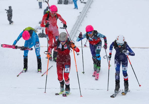 Milano Cortina 2026 - XXV Olympic Winter games, Winterspiele,Spiele, Summer games Bormio - Italy 19 February,2026 Woman s Ski Mountaineering Image Show: Fattoni M  Copyright: xSergioxBisi IPAxSportx xipa-agency.netx xx IPA_71723731 IPA_Agency_IPA71723731
