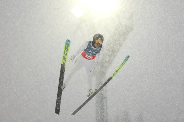 Akito Watabe (JPN), FEBRUARY 19, 2026 - Nordic Combined : Team Sprint during the Milano Cortina 2026 Olympic Winter games, Winterspiele,Spiele, Summer games at Predazzo Ski jumping, Skispringen, Ski, nordisch Stadium in Predazzo, Italy. Noxthirdxpartyxsales  aflo_320463941