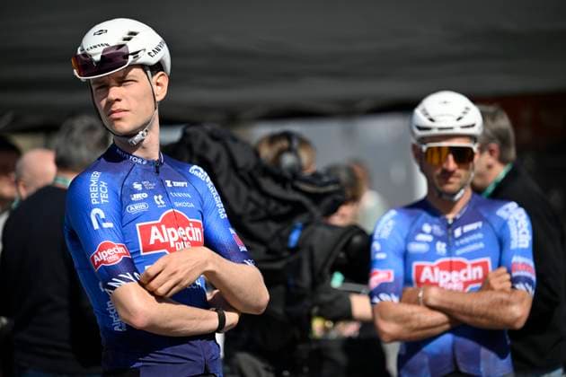 Volta Algarve 2026 Stage 2 FOIA (MONCHIQUE), PORTUGAL - FEBRUARY 19 : Belmans Lennert (BEL) of Alpecin - Premier Tech and Planckaert Edward (BEL) of Alpecin - Premier Tech during stage 2 of the 52th edition of Volta Algarve an UCI ProSeries 2.Pro cycling road race stage for Men Elite of 147.2 km with start in Portimao and finish in Foia (Monchique) on February 19, 2026 in Foia (Monchique), Portugal, 19 02 2026 ( Motordriver Guy De Vuyst - Foia (Monchique) Portugal  Copyright: xNicoxVereeckenx