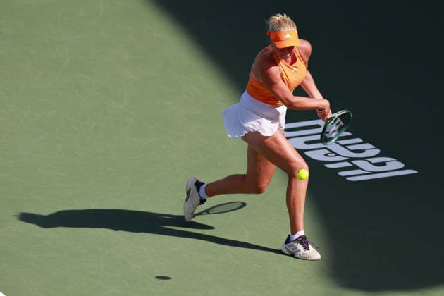 Clara Tauson, Dubai Duty Free Tennis Championships, Dubai, U.A.E., Copyright: xJuergenxHasenkopfx