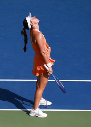 Jessica Pegula reagiert veraergert,Aerger,enttaeuscht, Enttaeuschung,Emotion, Dubai Duty Free Tennis Championships, Dubai, U.A.E., Copyright: xJuergenxHasenkopfx