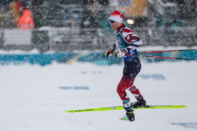 OLYMPICS - Winter Olympic Games, Olympische Spiele, Olympia, OS Milano Cortina 2026 TESERO,ITALY,19.FEB.26 - OLYMPICS, NORDIC SKIING, NORDIC COMBINED, CROSS COUNTRY - Winter Olympic Games Milano Cortina 2026, team sprint, 2x7.5km. Image shows Johannes Lamparter (AUT).  GEPAxpictures xMatthiasxTrinkl