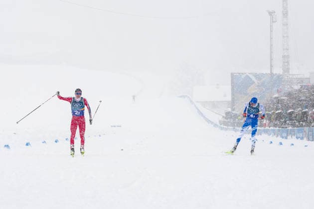 Winter Olympics in Milan Cortina 2026 Val di Fiemme, Italy 20260219. Jens Luraas Oftebro from Norway and Eero Hirvonen from Finland during combined team sprint 2 x 7.5 km Tesero CC-Stadium during the Winter Olympics in Milan Cortina 2026. Photo: Lise Aserud NTB Val di Fiemme Italy EDITORIAL USE ONLY. RESTRICTED USE FOR BETTING COMPANIES Ref:_SPOBqBpyKQ6Vhw.jpg *** Winter Olympics in Milan Cortina 2026 Val di Fiemme, Italy 20260219 Jens Luraas Oftebro from Norway and Eero Hirvonen from Finland during combined team sprint 2 x 7 5 km Tesero CC Stadium during the Winter Olympics in Milan Cortina 2026 Photo Lise Aserud NTB Val di Fiemme Italy EDITORIAL USE ONLY RESTRICTED USE FOR BETTING COMPANIES  Copyright: xLisexAserudx xNTBx