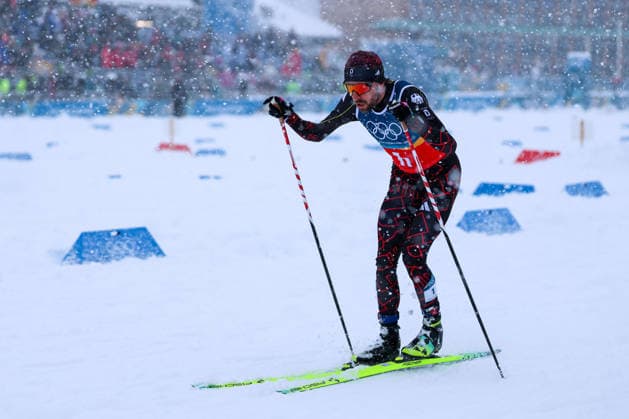Olympische Winterspiele Milano Cortina 2026 Nordische Kombination Teamsprint am 19.02.2026 im Tesero Cross-Country Skiing Stadium in Cortina d™Ampezzo Johannes Rydzek ( Deutschland ) *** Olympic Winter Games Milano Cortina 2026 Nordic Combined Team Sprint on 19 02 2026 at the Tesero Cross Country Skiing Stadium in Cortina d™Ampezzo Johannes Rydzek Germany xMSx
