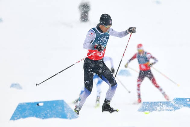 Akito Watabe (JPN), FEBRUARY 19, 2026 - Nordic Combined : Team Sprint during the Milano Cortina 2026 Olympic Winter games, Winterspiele,Spiele, Summer games at Tesero Cross-Country Skiing Stadium in Tesero, Italy. Noxthirdxpartyxsales  aflo_320483707
