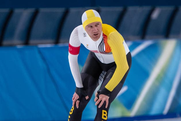 2026-02-19 - Milano Cortina 2026 Winter Olympics Speed skating, Eisschnelllauf 1500m Men MILAN, ITALY - FEBRUARY 19: Mathias Voste of Belgium during the Speed Skating 1500m Men on day 15 of the Milano Cortina 2026 Winter Olympics at the Milano Speed Skating Arena on February 19, 2026 in Milan, Italy Milan Milano Speed Skating Arena Italy Content not available for redistribution in The Netherlands directly or indirectly through any third parties. Copyright: xAndrexWeeningx