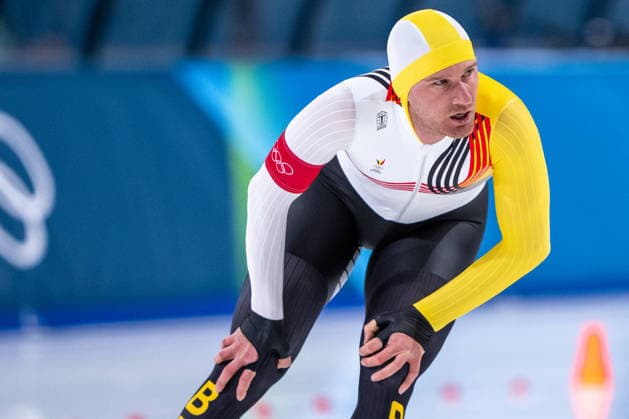 2026-02-19 - Milano Cortina 2026 Winter Olympics Speed skating, Eisschnelllauf 1500m Men MILAN, ITALY - FEBRUARY 19: Mathias Voste of Belgium during the Speed Skating 1500m Men on day 15 of the Milano Cortina 2026 Winter Olympics at the Milano Speed Skating Arena on February 19, 2026 in Milan, Italy Milan Milano Speed Skating Arena Italy Content not available for redistribution in The Netherlands directly or indirectly through any third parties. Copyright: xAndrexWeeningx