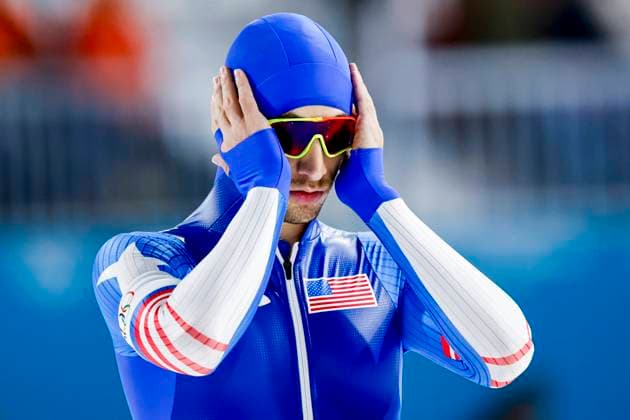 Emery Lehman of United States of America looks on before Men s 1500m, Milano Cortina 2026 Winter Olympics: Day 13, Speed skating, Eisschnelllauf - Milano Cortina 2026 Winter Olympics: Day 13, Milano Speed Skating Stadium, February 19, 2026, Milan, Italy.
