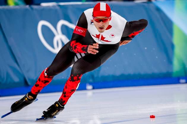 David La Rue of Canada Men s 1500m, Milano Cortina 2026 Winter Olympics: Day 13, Speed skating, Eisschnelllauf - Milano Cortina 2026 Winter Olympics: Day 13, Milano Speed Skating Stadium, February 19, 2026, Milan, Italy.