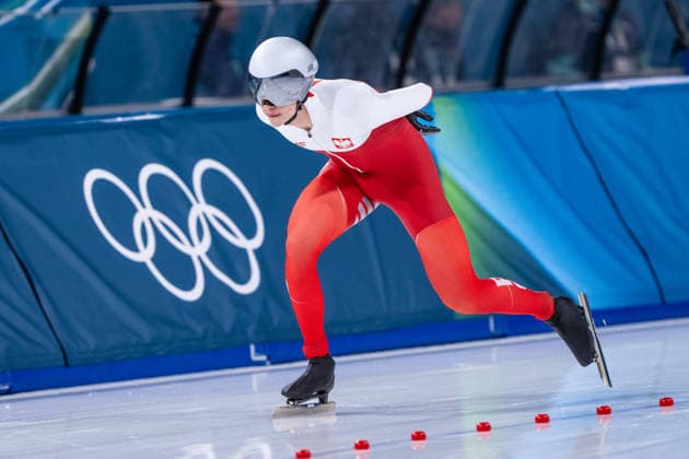 2026-02-19 - Milano Cortina 2026 Winter Olympics Speed skating, Eisschnelllauf 1500m Men MILAN, ITALY - FEBRUARY 19: Vladimir Semirunniy of Poland during the Speed Skating 1500m Men on day 15 of the Milano Cortina 2026 Winter Olympics at the Milano Speed Skating Arena on February 19, 2026 in Milan, Italy Milan Milano Speed Skating Arena Italy Content not available for redistribution in The Netherlands directly or indirectly through any third parties. Copyright: xAndrexWeeningx