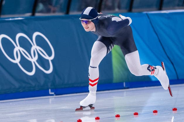 2026-02-19 - Milano Cortina 2026 Winter Olympics Speed skating, Eisschnelllauf 1500m Men MILAN, ITALY - FEBRUARY 19: Alexander Farthofer of Austria during the Speed Skating 1500m Men on day 15 of the Milano Cortina 2026 Winter Olympics at the Milano Speed Skating Arena on February 19, 2026 in Milan, Italy Milan Milano Speed Skating Arena Italy Content not available for redistribution in The Netherlands directly or indirectly through any third parties. Copyright: xAndrexWeeningx