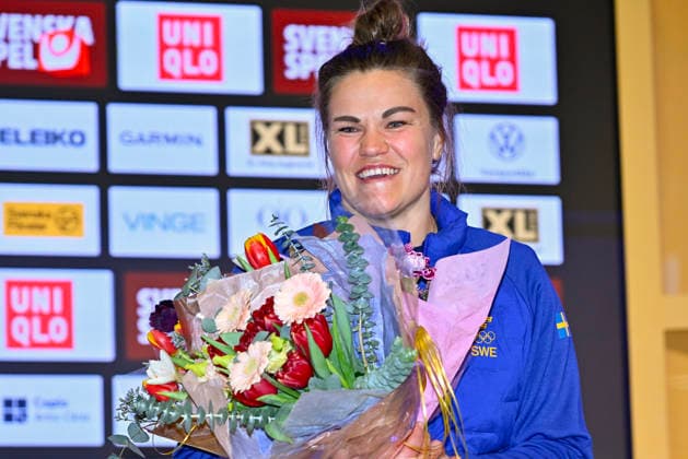 STOCKHOLM, SVERIGE 20260219 Anna Swenn-Larsson, OS-bronsmedaljör i slalom, firas efter hemkomsten pa Olympiafestivalen i Westfield Mall of Scandinavia i Solna pa torsdagen. STOCKHOLM SVERIGE x10040x *** STOCKHOLM, SWEDEN 20260219 Anna Swenn Larsson, Olympic bronze medalist in slalom, is celebrated after her return at the Olympic Festival in Westfield Mall of Scandinavia in Solna on Thursday STOCKHOLM SWEDEN x10040x  Copyright: xAndersxWiklund TTx HEMKOMSTFIRANDE ANNA SWEEN LARSSON