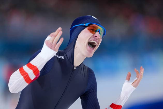 2026-02-19 - Milano Cortina 2026 Winter Olympics Speed skating, Eisschnelllauf 1500m Men MILAN, ITALY - FEBRUARY 19: Gabriel Odor of Austria during the Speed Skating 1500m Men on day 15 of the Milano Cortina 2026 Winter Olympics at the Milano Speed Skating Arena on February 19, 2026 in Milan, Italy Milan Milano Speed Skating Arena Italy Content not available for redistribution in The Netherlands directly or indirectly through any third parties. Copyright: xAndrexWeeningx