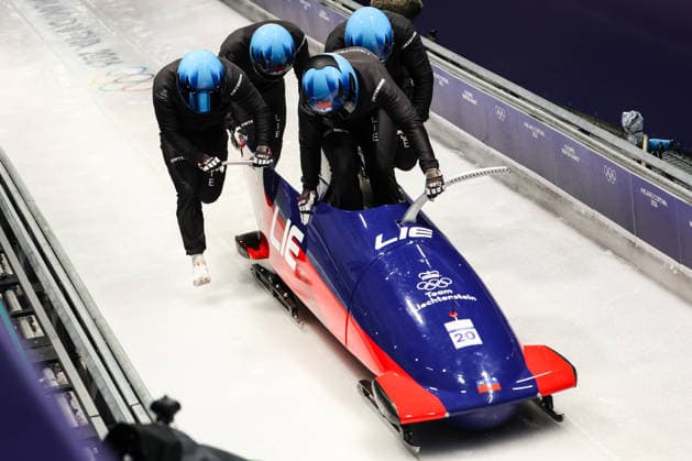 Milano Cortina 2026 - XXV Olympic Winter games, Winterspiele,Spiele, Summer games Cortina D Ampezzo - Italy Thursday , February 19 , 2026 Bobsleigh - Men s 4-man - Official training KRANZ Martin (LIE)  Copyright: xLucianoxMariaxBisi IPAxSportx xipa-agency.netx xx IPA_71737246 IPA_Agency_IPA71737246