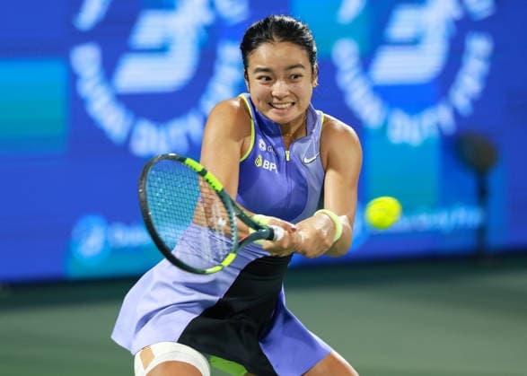 Alexandra Eala (PHI), Dubai Duty Free Tennis Championships, Dubai, U.A.E., Copyright: xJuergenxHasenkopfx