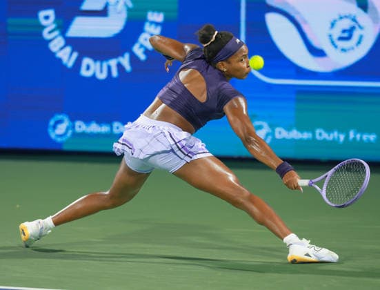 Coco Gauff, Dubai Duty Free Tennis Championships, Dubai, U.A.E., Copyright: xJuergenxHasenkopfx