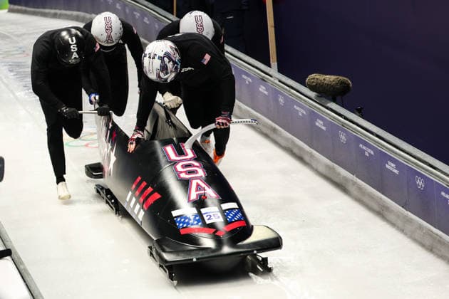 Milano Cortina 2026 - XXV Olympic Winter games, Winterspiele,Spiele, Summer games Cortina D Ampezzo - Italy Thursday , February 19 , 2026 Bobsleigh - Men s 4-man - Official training HORN Kristopher (USA)  Copyright: xLucianoxMariaxBisi IPAxSportx xipa-agency.netx xx IPA_71737353 IPA_Agency_IPA71737353
