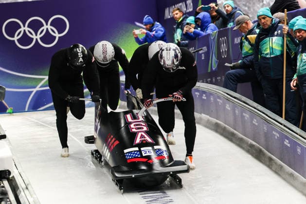 Milano Cortina 2026 - XXV Olympic Winter games, Winterspiele,Spiele, Summer games Cortina D Ampezzo - Italy Thursday , February 19 , 2026 Bobsleigh - Men s 4-man - Official training HORN Kristopher (USA)  Copyright: xLucianoxMariaxBisi IPAxSportx xipa-agency.netx xx IPA_71737367 IPA_Agency_IPA71737367
