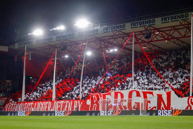 UEFA Europa League SK Brann Bologna Bergen 20260219 Brann supporters in the UEFA Europa Leauge match between SK Brann and Bologna at Brann Stadium Photo Paul S Amundsen NTB Bergen Norway EDITORIAL USE ONLY RESTRICTED USE FOR BETTING COMPANIES  Copyright: xPaulxS.xAmundsenx xNTBx