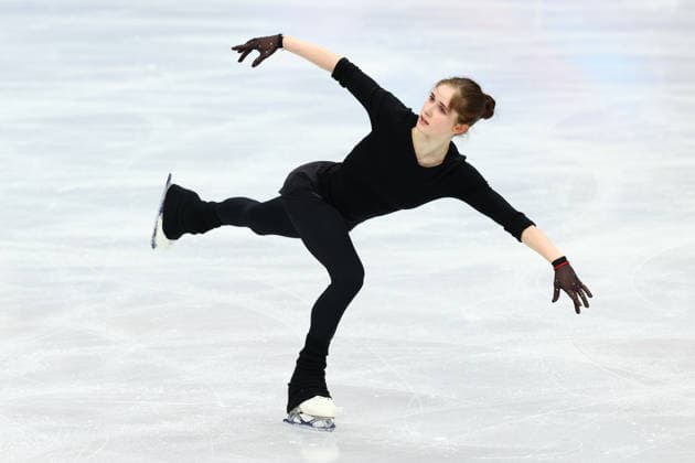 February 19, 2026, Milan, Lombardy, Italy: skates her Women s Single Skating free program in the Figure skating, Eiskunstlauf at the Milano Cortina 2026 Winter Olympic Games, Olympische Spiele, Olympia, OS Olympics 2026: Milano Cortina: Figure Skating Women Single Skating  - ZUMAc179 20260219_oly_c179_098 Copyright: xMickaelxChavetx