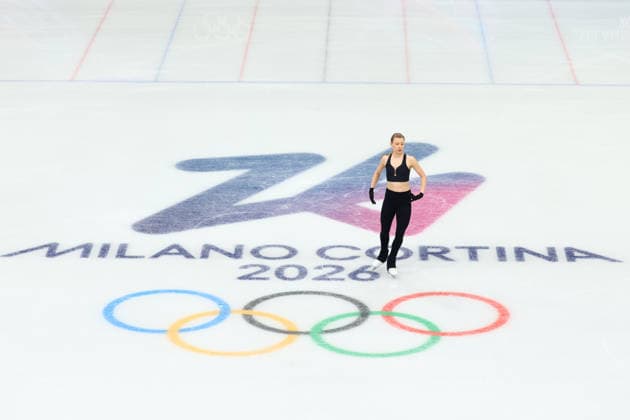 February 19, 2026, Milan, Lombardy, Italy: LORINE SCHILD of France skates her Women s Single Skating free program in the Figure skating, Eiskunstlauf at the Milano Cortina 2026 Winter Olympic Games, Olympische Spiele, Olympia, OS Milan Italy - ZUMAc179 20260219_oly_c179_101 Copyright: xMickaelxChavetx