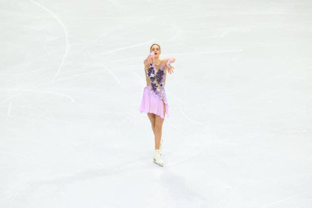 February 19, 2026, Milan, Lombardy, Italy: KIMMY REPOND of Switzerland skates her Women s Single Skating free program in the Figure skating, Eiskunstlauf at the Milano Cortina 2026 Winter Olympic Games, Olympische Spiele, Olympia, OS Olympics 2026: Milano Cortina: Figure Skating Women Single Skating  - ZUMAc179 20260219_oly_c179_105 Copyright: xMickaelxChavetx