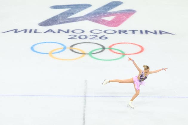 February 19, 2026, Milan, Lombardy, Italy: KIMMY REPOND of Switzerland skates her Women s Single Skating free program in the Figure skating, Eiskunstlauf at the Milano Cortina 2026 Winter Olympic Games, Olympische Spiele, Olympia, OS Olympics 2026: Milano Cortina: Figure Skating Women Single Skating  - ZUMAc179 20260219_oly_c179_106 Copyright: xMickaelxChavetx