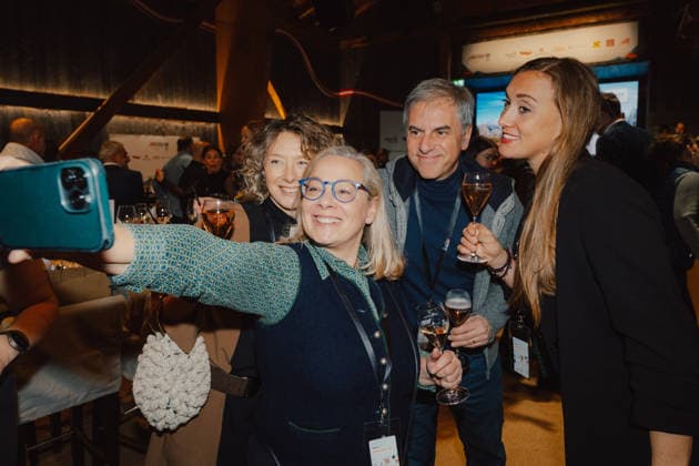 OLYMPICS - Winter Olympic Games, Olympische Spiele, Olympia, OS Milano Cortina 2026 CORTINA D AMPEZZO,ITALY,19.FEB.26 - OLYMPICS - Winter Olympic Games Milano Cortina 2026, Austria House, WKO-Kaernten-Abend. Image shows participants.  GEPAxpictures xAlexanderxSolc