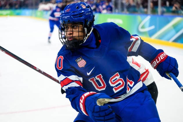 260219 Laila Edwards of USA in the women s Ice hockey, Eishockey final game between USA and Canada during day 13 of the 2026 Winter Olympics on February 19, 2026 in Milan. Photo: Carl Sandin BILDBYRAN kod CS EW0643 ishockey ice hockey Olympic Games, Olympische Spiele, Olympia, OS olympics winter olympics os ol olympiska spel vinter-os olympiske leker milano cortina 2026 milan cortina 2026 milano cortina 2026 olympic games milano cortina 2026 winter olympic games milano cortina-os milano cortina-ol vinter-ol 13 bbeng dam usa kanada canada final *** 260219 Laila Edwards of USA in the women s ice hockey final game between USA and Canada during day 13 of the 2026 Winter Olympics on February 19, 2026 in Milan Photo Carl Sandin BILDBYRAN kod CS EW0643 ishockey ice hockey olympic games olympics winter olympics os ol olympiska spel vinter os olympiske leker milano cortina 2026 milan cortina 2026 milano cortina 2026 olympic games milano cortina 2026 winter olympic games milano cortina os milano cortina ol vinter ol 13 bbeng dam usa kanada canada final  Copyright: CARLxSANDIN BB260219CS070