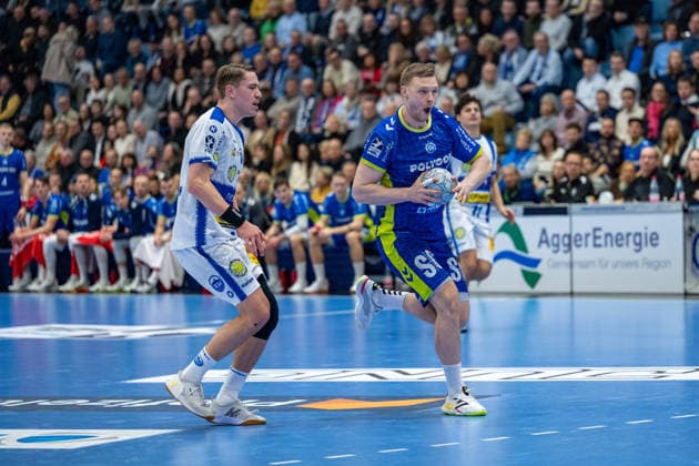 Daikin Handball Bundesliga, VfL Gummersbach - THSV Eisenach, 19.02.2026 Kristjan Horžen (VfL Gummersbach, 27), ; Daikin Handball Bundesliga, VfL Gummersbach - THSV Eisenach, 19.02.2026 Copyright: xBEAUTIFULxSPORTS Erlhofx