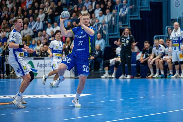 Daikin Handball Bundesliga, VfL Gummersbach - THSV Eisenach, 19.02.2026 Kristjan Horžen (VfL Gummersbach, 27), ; Daikin Handball Bundesliga, VfL Gummersbach - THSV Eisenach, 19.02.2026 Copyright: xBEAUTIFULxSPORTS Erlhofx