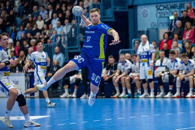 Daikin Handball Bundesliga, VfL Gummersbach - THSV Eisenach, 19.02.2026 Kristjan Horžen (VfL Gummersbach, 27), ; Daikin Handball Bundesliga, VfL Gummersbach - THSV Eisenach, 19.02.2026 Copyright: xBEAUTIFULxSPORTS Erlhofx
