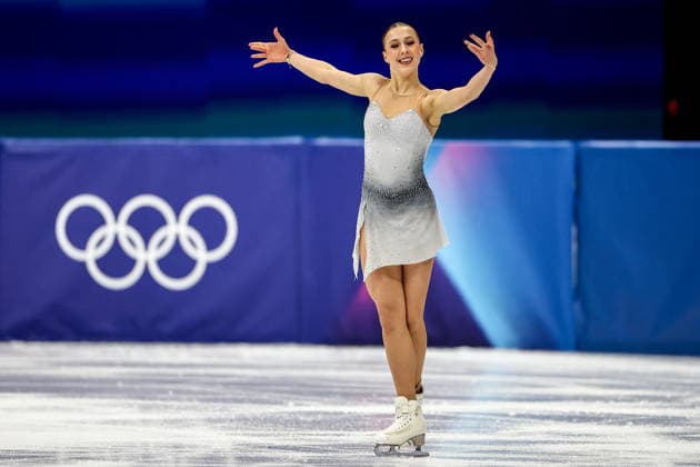 ITALY, MILAN - FEBRUARY 19, 2026: Livia Kaiser of Switzerland performs her routine in the women s singles free skating programme at the 2026 Winter Olympic Games, Olympische Spiele, Olympia, OS at Milano Ice Skating Arena. Peter Kovalev TASS  88961461