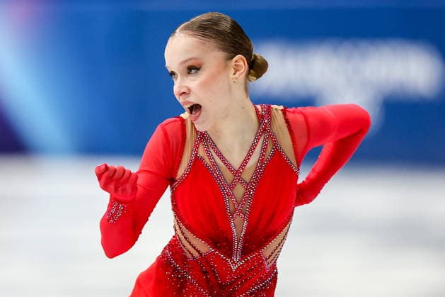 ITALY, MILAN - FEBRUARY 19, 2026: Mariia Seniuk of Israel performs her routine in the women s singles free skating programme at the 2026 Winter Olympic Games, Olympische Spiele, Olympia, OS at Milano Ice Skating Arena. Peter Kovalev TASS  88961865