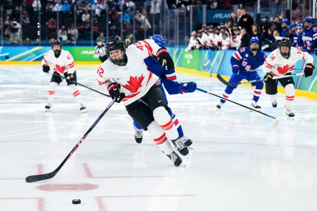 260219 Claire Thompson of Canada in the women s Ice hockey, Eishockey final game between USA and Canada during day 13 of the 2026 Winter Olympics on February 19, 2026 in Milan. Photo: Carl Sandin BILDBYRAN kod CS EW0643 ishockey ice hockey Olympic Games, Olympische Spiele, Olympia, OS olympics winter olympics os ol olympiska spel vinter-os olympiske leker milano cortina 2026 milan cortina 2026 milano cortina 2026 olympic games milano cortina 2026 winter olympic games milano cortina-os milano cortina-ol vinter-ol 13 bbeng dam usa kanada canada final *** 260219 Claire Thompson of Canada in the women s ice hockey final game between USA and Canada during day 13 of the 2026 Winter Olympics on February 19, 2026 in Milan Photo Carl Sandin BILDBYRAN code CS EW0643 ice hockey ice hockey olympic games olympics winter olympics os ol olympic games winter os olympic games milano cortina 2026 milan cortina 2026 milano cortina 2026 olympic games milano cortina 2026 winter olympic games milano cortina os milano cortina ol winter ol 13 bbeng dam usa kanada canada final  Copyright: CARLxSANDIN BB260219CS077