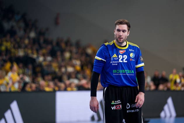 Kielce 19.02.2026. Pilka reczna EHF Liga Mistrzow sezon 2025 2026 kolejka 11 mecz: Industria Kielce - One Veszprem --- Handball EHF Champions League season 2025 2026 round 11 match between Industria Kielce and One Veszprem at Hala Legionow in Kielce, Poland Jacek Moryto Fot. Igor Jakubowski Arena Akcji NEWSPIX.PL --- newspix.pl 