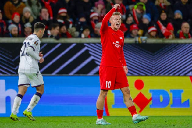 UEFA Europa League SK Brann Bologna Bergen 20260219 Brann s Kristall Ingason in the UEFA Europa League match between SK Brann and Bologna at Brann Stadium Photo Paul S Amundsen NTB Bergen Norway EDITORIAL USE ONLY RESTRICTED USE FOR BETTING COMPANIES  Copyright: xPaulxS.xAmundsenx xNTBx